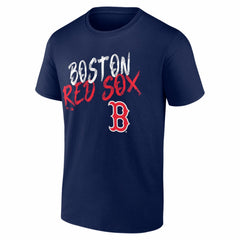Boston Red Sox Hustle Personalized Name & Number T-Shirt - Navy T-shirts