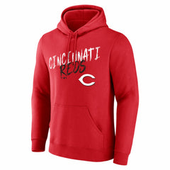 Cincinnati Reds Hustle Personalized Name & Number Hoodie - Red Hoodies