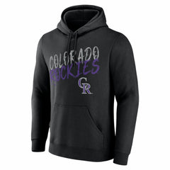 Colorado Rockies Hustle Personalized Name & Number Hoodie - Black Hoodies