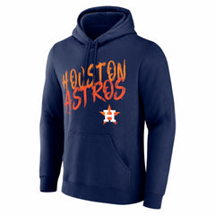 Houston Astros Hustle Personalized Name & Number Hoodie - Navy Hoodies