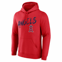 Los Angeles Angels Hustle Personalized Name & Number Hoodie - Red Hoodies
