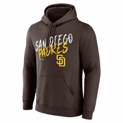 San Diego Padres Hustle Personalized Name & Number Hoodie - Brown Hoodies