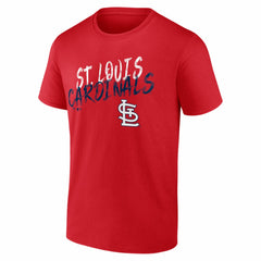 St. Louis Cardinals Hustle Personalized Name & Number T-Shirt - Red T-shirts