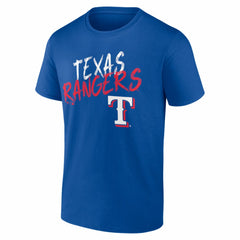Texas Rangers Hustle Personalized Name & Number T-Shirt - Royal T-shirts