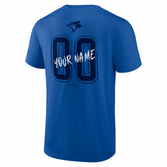 Toronto Blue Jays Hustle Personalized Name & Number T-Shirt - Royal T-shirts