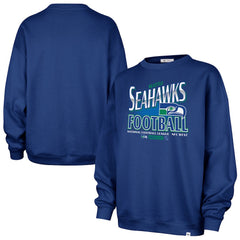 Seattle Seahawks '47 Women's Regional Oversized Sweatshirt College Navy