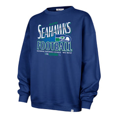 Seattle Seahawks '47 Women's Regional Oversized Sweatshirt College Navy