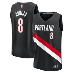 NBA Deni Avdija Portland Trail Blazers Fast Break Replica Jersey - Icon Edition - Black