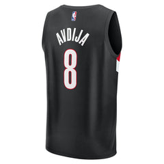 NBA Deni Avdija Portland Trail Blazers Fast Break Replica Jersey - Icon Edition - Black