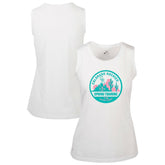 Colorado Rockies Levelwear Women's Macy Spring Training Badge Bold Tank Top - White Tanks