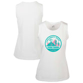 Cincinnati Reds Levelwear Women's Macy Spring Training Badge Bold Tank Top - White Tanks