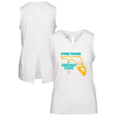 Pittsburgh Pirates Levelwear Women's 2026 Spring Training Paisley Ball Bold Tank - White Tanks