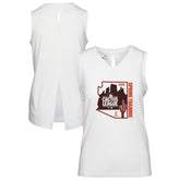 Los Angeles Angels Levelwear Women's 2026 Spring Training Paisley Ball Bold Tank - White Tanks