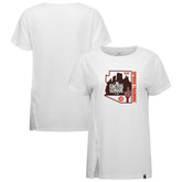 Chicago Cubs Levelwear Women's 2026 Spring Training Influx Ball Bold T-Shirt - White T-shirts