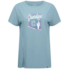 Cleveland Guardians Levelwear Women's Influx Spring Training Sunrise Bold T-Shirt - Blue T-shirts