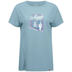 Los Angeles Angels Levelwear Women's Influx Spring Training Sunrise Bold T-Shirt - Blue T-shirts