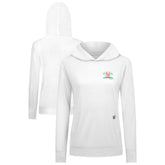 New York Mets Levelwear Women's Relay Spring Break Panoramic Bold Hoodie - White Hoodies