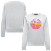 New York Mets Levelwear Women's Yvette Spring Training Badge Bold Sweatshirt - White Sweatshirts