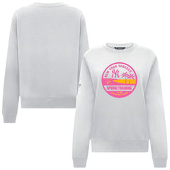 New York Yankees Levelwear Women's Yvette Spring Training Badge Bold Sweatshirt - White Sweatshirts