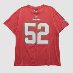 San Francisco 49ers NFL 2010s T-shirt Red Vintage