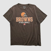 Cleveland Browns NFL 2010s T-shirt Brown Vintage