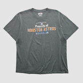 Houston Astros Majestic 2000s T-shirt - Dark Heather Gray - XL by Fanatics Real Vintage T-shirts