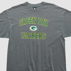 Green Bay Packers NFL 2010s T-shirt Dark Heather Gray Vintage