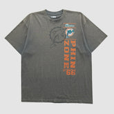 Miami Dolphins NFL 2010s T-shirt Dark Heather Gray Vintage