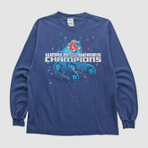 Boston Red Sox Delta 2007 Long Sleeve T-shirt - Navy - S by Fanatics Real Vintage T-shirts