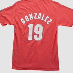 Texas Rangers Starter 1995 T-shirt - Red - S by Fanatics Real Vintage T-shirts