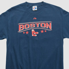 Boston Red Sox Majestic 2007 T-shirt - Navy - M by Fanatics Real Vintage T-shirts
