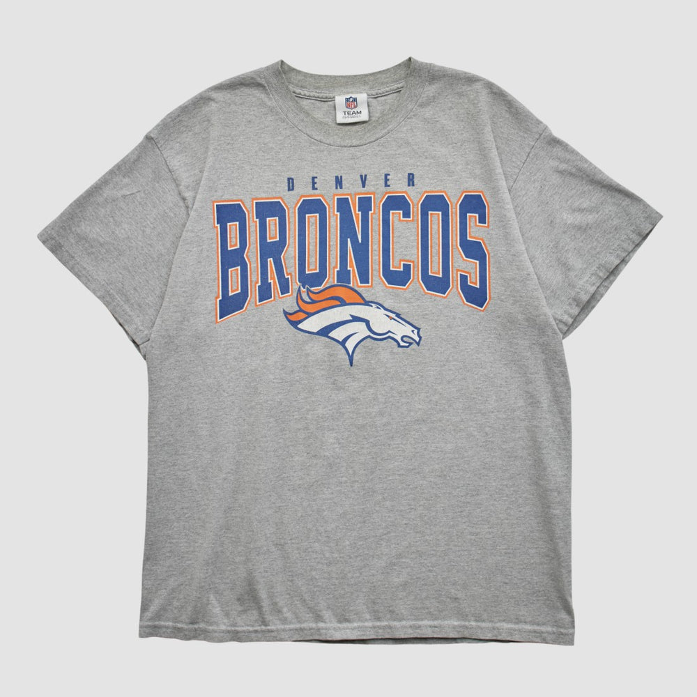 Denver Broncos NFL 2010s T-shirt Heather Gray Vintage