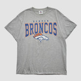 Denver Broncos NFL 2010s T-shirt Heather Gray Vintage