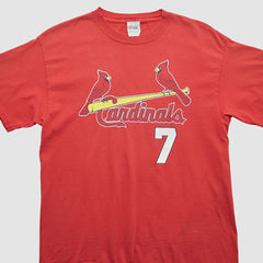 St. Louis Cardinals Majestic 2000s T-shirt - Red - S by Fanatics Real Vintage T-shirts