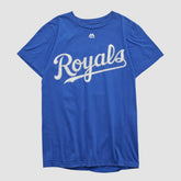 Kansas City Royals Majestic T-shirt - Blue - Yth XL by Fanatics Real Vintage T-shirts