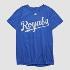 Kansas City Royals Majestic T-shirt - Blue - Yth XL by Fanatics Real Vintage T-shirts