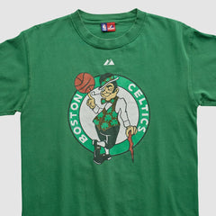 Boston Celtics Majestic 2000s T-shirt Green Vintage