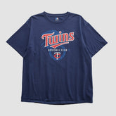 Minnesota Twins Genuine Merchandise 2000s T-shirt - Navy - XL by Fanatics Real Vintage T-shirts