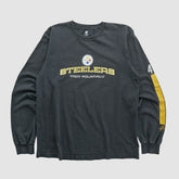 Pittsburgh Steelers NFL 2010s Long Sleeve T-shirt Black Vintage