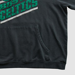 Boston Celtics 2010s Hooded Pullover Sweatshirt Black Vintage