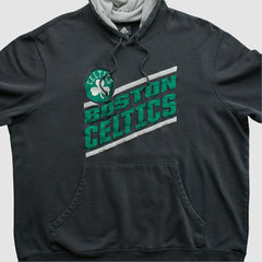 Boston Celtics 2010s Hooded Pullover Sweatshirt Black Vintage