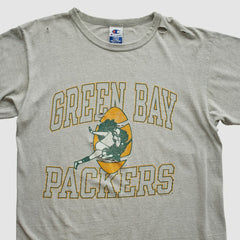 Green Bay Packers Champion 90s T-shirt Heather Gray Vintage