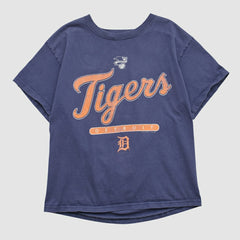 Detroit Tigers Delta 2000s T-shirt - Navy - XS by Fanatics Real Vintage T-shirts