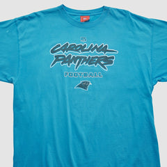 Carolina Panthers NFL 2000s T-shirt Blue Vintage