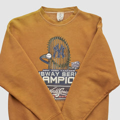 New York Yankees 2000 Pullover Sweatshirt - Clay - XS by Fanatics Real Vintage Pullover