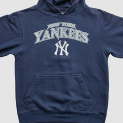 New York Yankees Stitches 2010s Hooded Pullover Sweatshirt - Navy - XXS by Fanatics Real Vintage Pullover