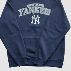 New York Yankees Stitches 2010s Hooded Pullover Sweatshirt - Navy - XXS by Fanatics Real Vintage Pullover