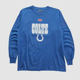 Indianapolis Colts NFL 2010s Long Sleeve T-shirt Blue Vintage