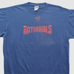 Washington Nationals Lee Apparel 2000s T-shirt - Navy - 3XL by Fanatics Real Vintage T-shirts