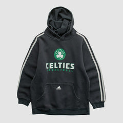 Boston Celtics 2010s Hooded Pullover Sweatshirt Black Vintage
